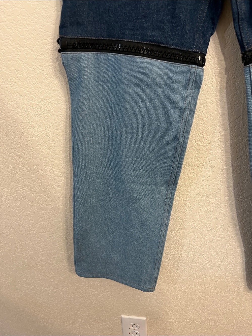Teddy Fresh convertible patchwork/ two tone Jeans - Picture 8 of 13